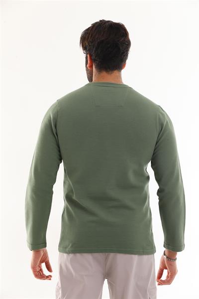 Ottoman Bisiklet Yakalı Sweatshirt