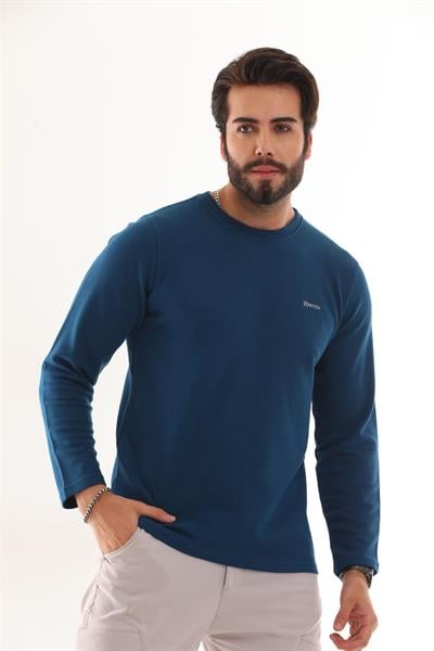 Ottoman Bisiklet Yakalı Sweatshirt
