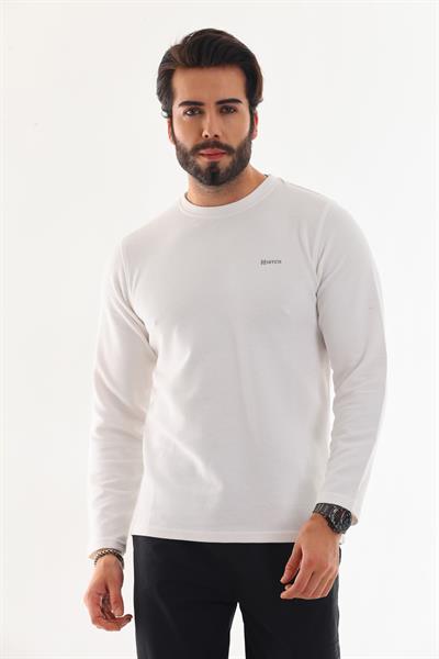 Ottoman Bisiklet Yakalı Sweatshirt