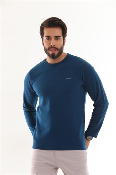 Ottoman Bisiklet Yakalı Sweatshirt