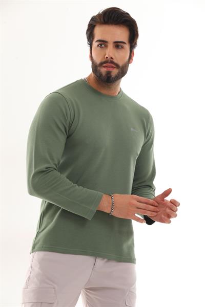 Ottoman Bisiklet Yakalı Sweatshirt