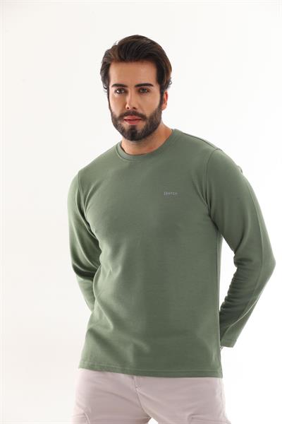 Ottoman Bisiklet Yakalı Sweatshirt
