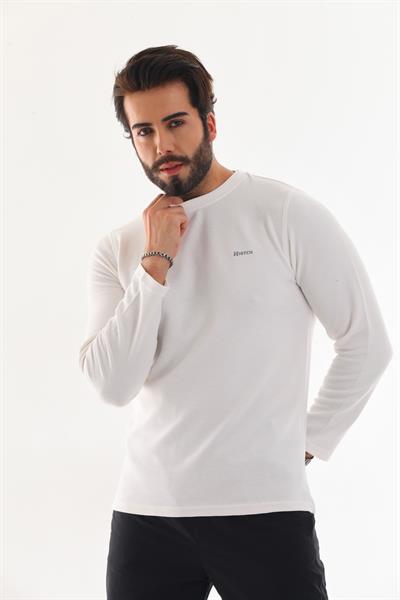 Ottoman Bisiklet Yakalı Sweatshirt