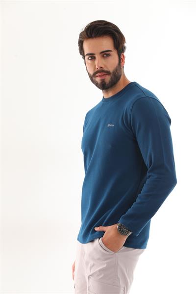 Ottoman Bisiklet Yakalı Sweatshirt