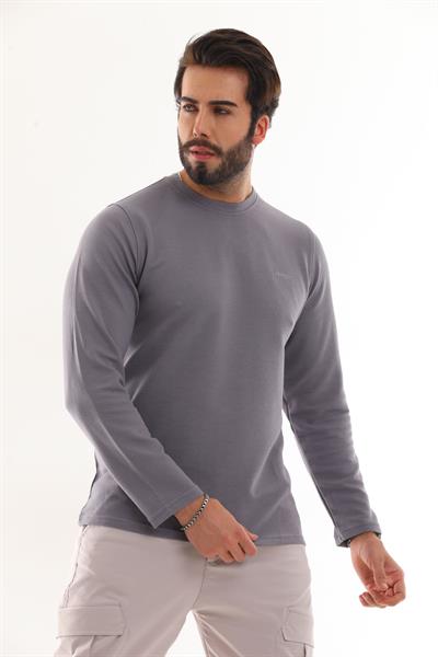 Ottoman Bisiklet Yakalı Sweatshirt