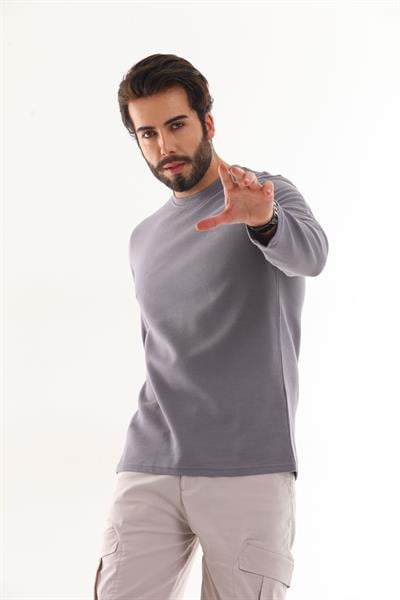 Ottoman Bisiklet Yakalı Sweatshirt