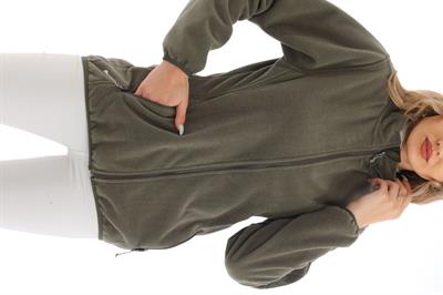 Tam Fermuarlı Kadın Polar