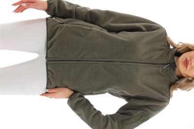 Tam Fermuarlı Kadın Polar