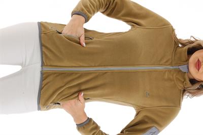 Tam Fermuarlı Kadın Polar