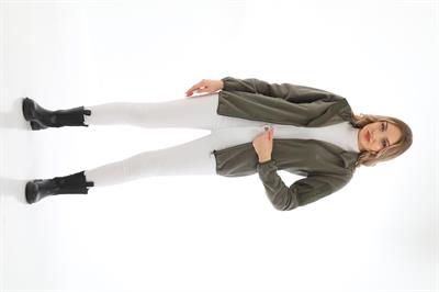 Tam Fermuarlı Kadın Polar