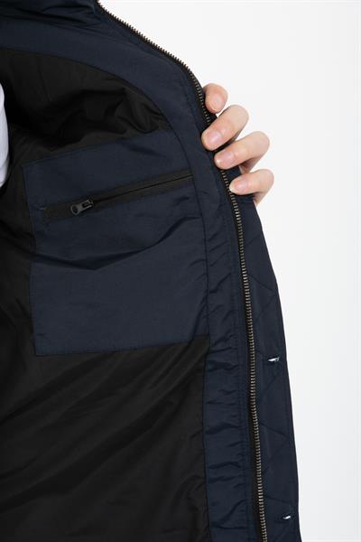 Tilki Kapşonlu Şişme Mont