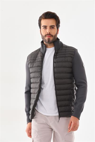 Triko Kaplamalı Ceket