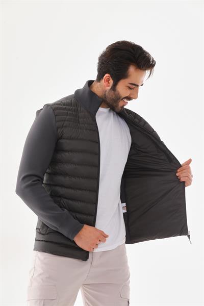 Triko Kaplamalı Ceket