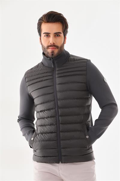 Triko Kaplamalı Ceket