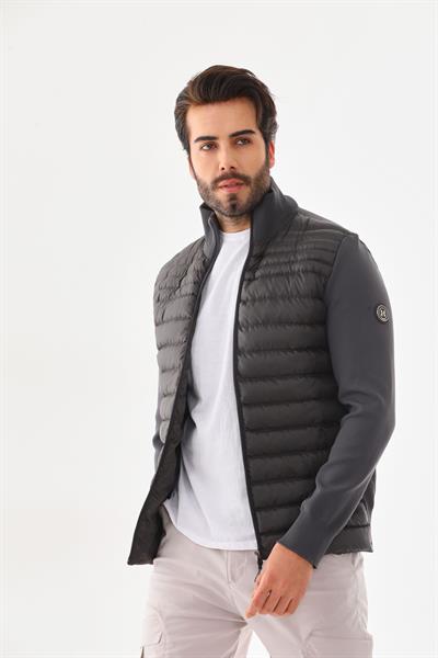 Triko Kaplamalı Ceket