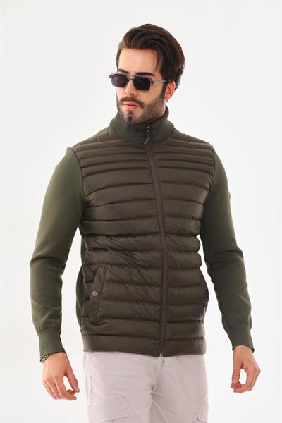 Triko Kaplamalı Ceket