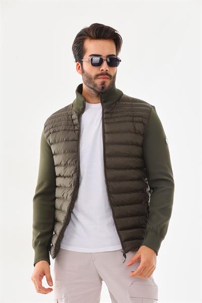 Triko Kaplamalı Ceket