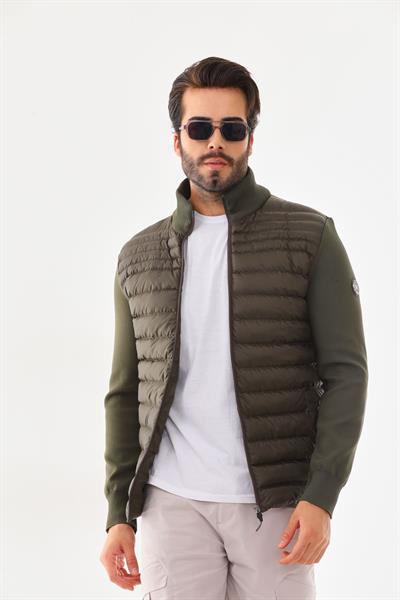 Triko Kaplamalı Ceket