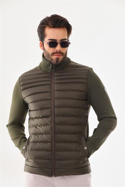 Triko Kaplamalı Ceket