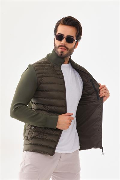 Triko Kaplamalı Ceket