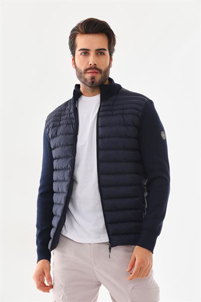 Triko Kaplamalı Ceket