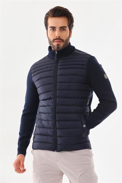 Triko Kaplamalı Ceket