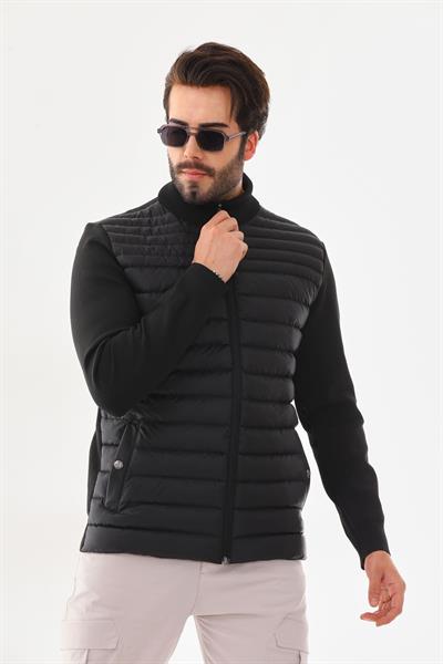 Triko Kaplamalı Ceket