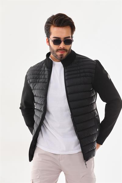 Triko Kaplamalı Ceket