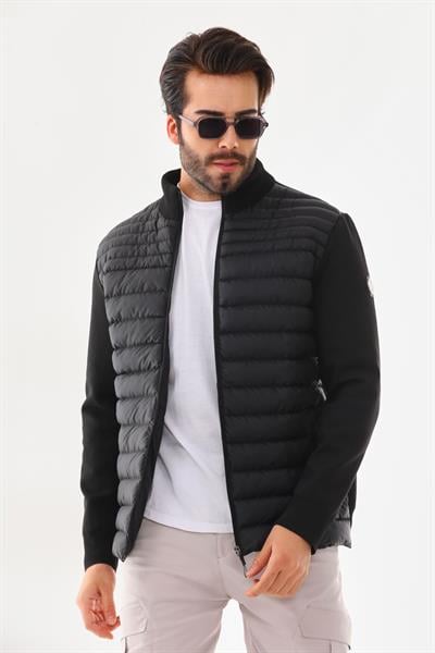 Triko Kaplamalı Ceket