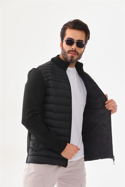 Triko Kaplamalı Ceket