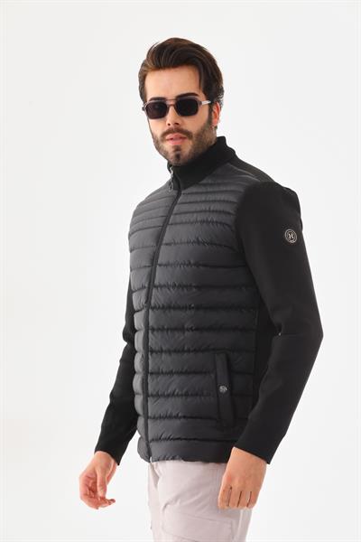 Triko Kaplamalı Ceket