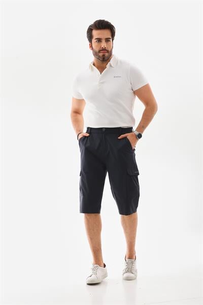 Uzun Esnek Poliamid Şort