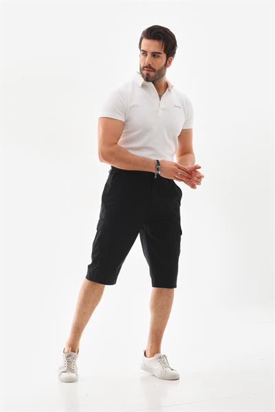 Uzun Esnek Poliamid Şort