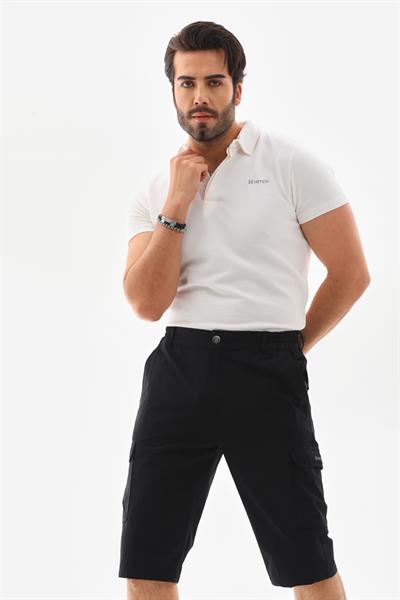 Uzun Esnek Poliamid Şort