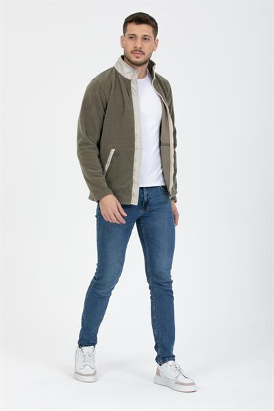 Yan Cep Fermuarlı Polar