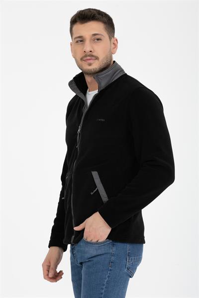 Yan Cep Fermuarlı Polar