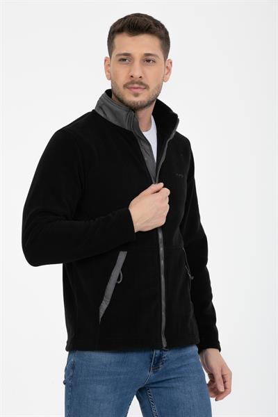 Yan Cep Fermuarlı Polar