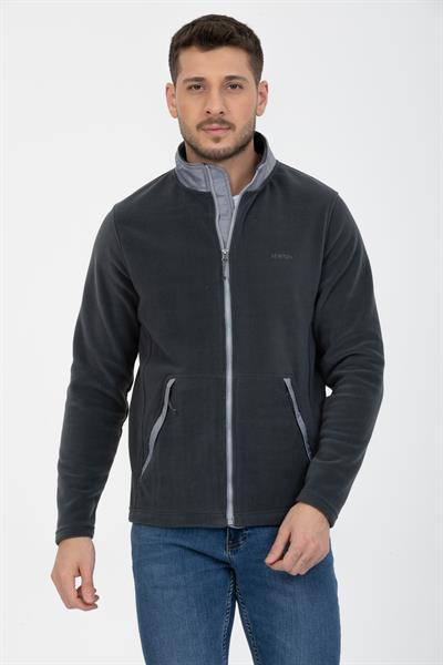 Yan Cep Fermuarlı Polar