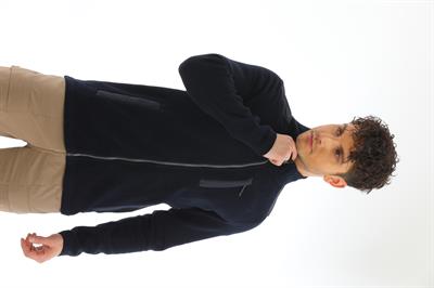 Yan Cepli Fermuarlı Selanik Hırka