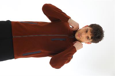 Yan Cepli Fermuarlı Selanik Hırka