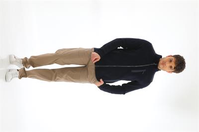 Yan Cepli Fermuarlı Selanik Hırka