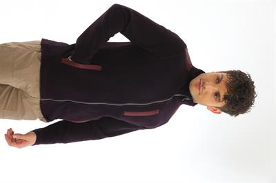 Yan Cepli Fermuarlı Selanik Hırka