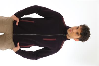 Yan Cepli Fermuarlı Selanik Hırka