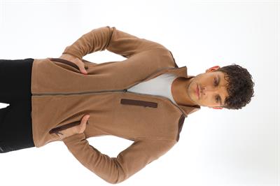 Yan Cepli Fermuarlı Selanik Hırka