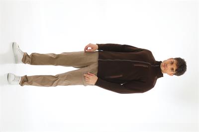 Yan Cepli Fermuarlı Selanik Hırka