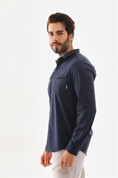 Zincir Cepli Poliamid Taktik Gömlek