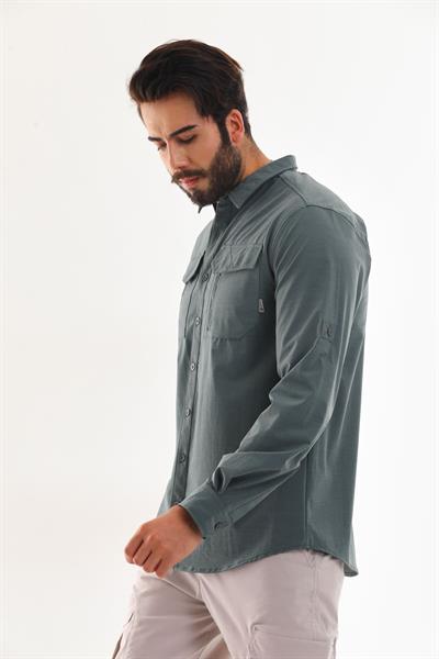 Zincir Cepli Poliamid Taktik Gömlek