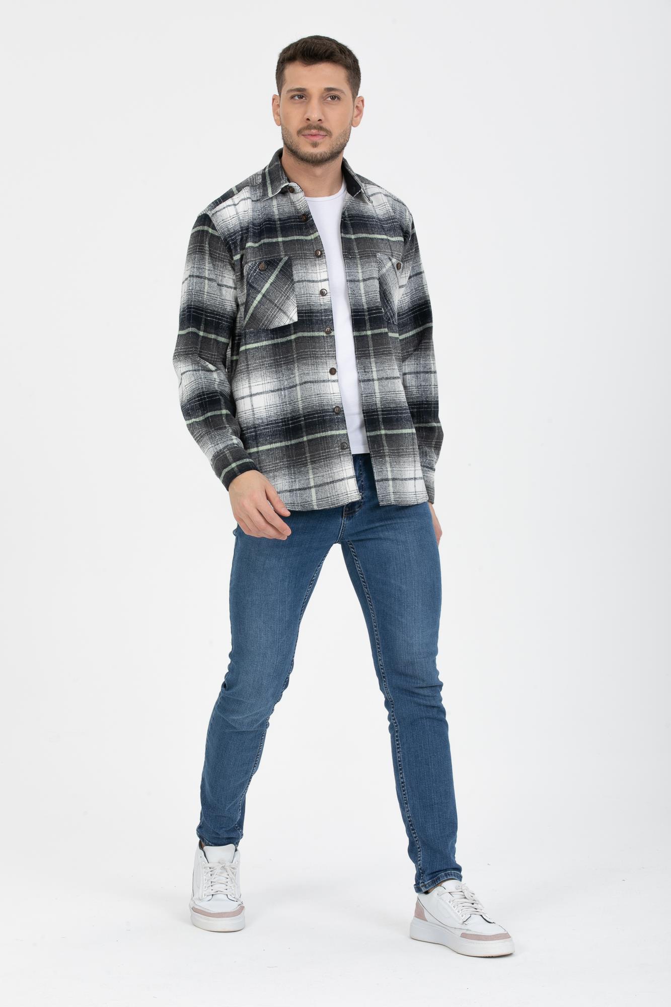 Desenli Oduncu Gömlek