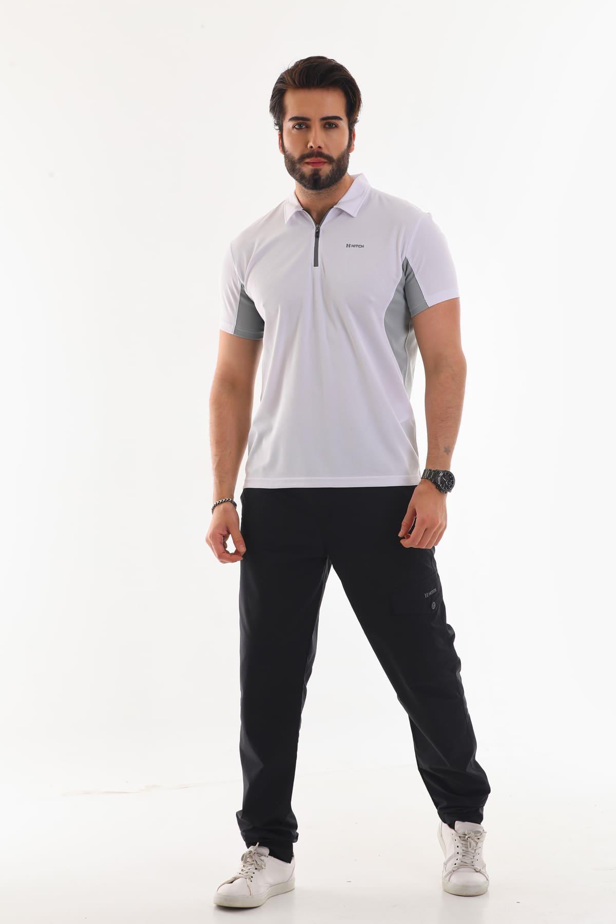 Nefes Alabilen Hakim Yaka Sport T-Shirt