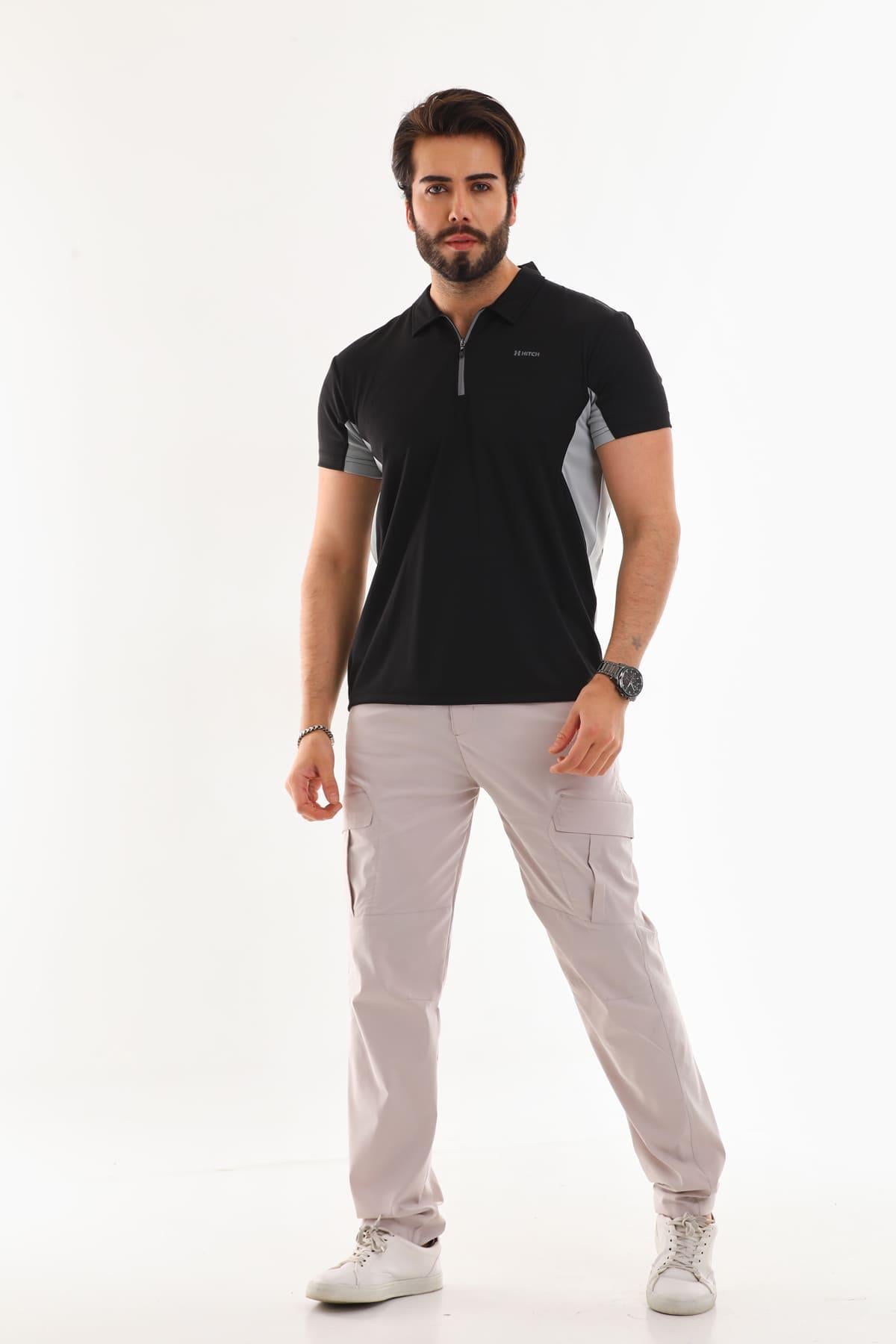 Nefes Alabilen Hakim Yaka Sport T-Shirt